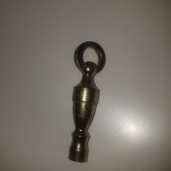 {FWP} Elongated Ring Finial Handle Hardware - Picture 2 of 4